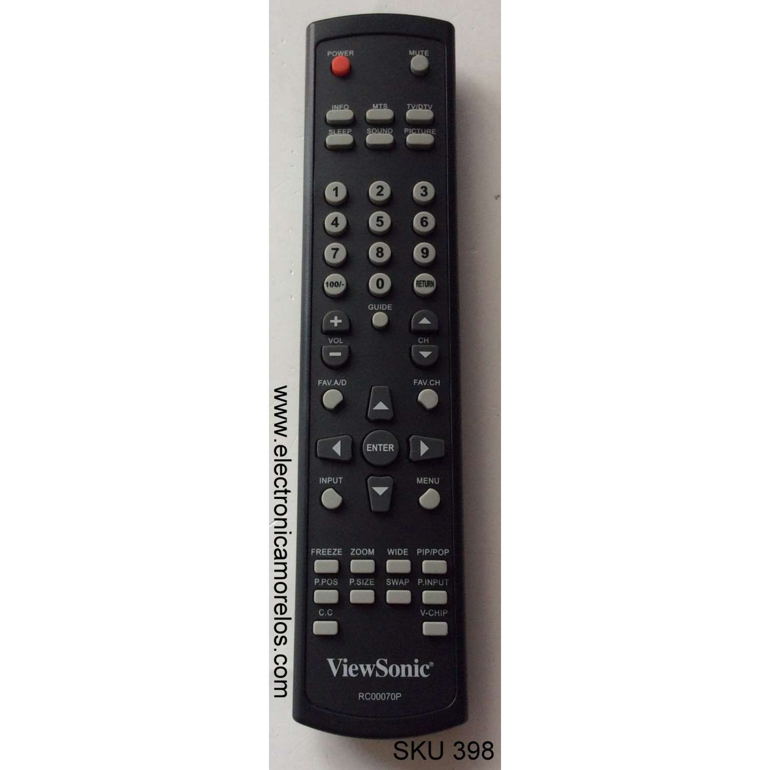 CONTROL VIEWSONIC / RC00070P / N2751W VS11257-1M